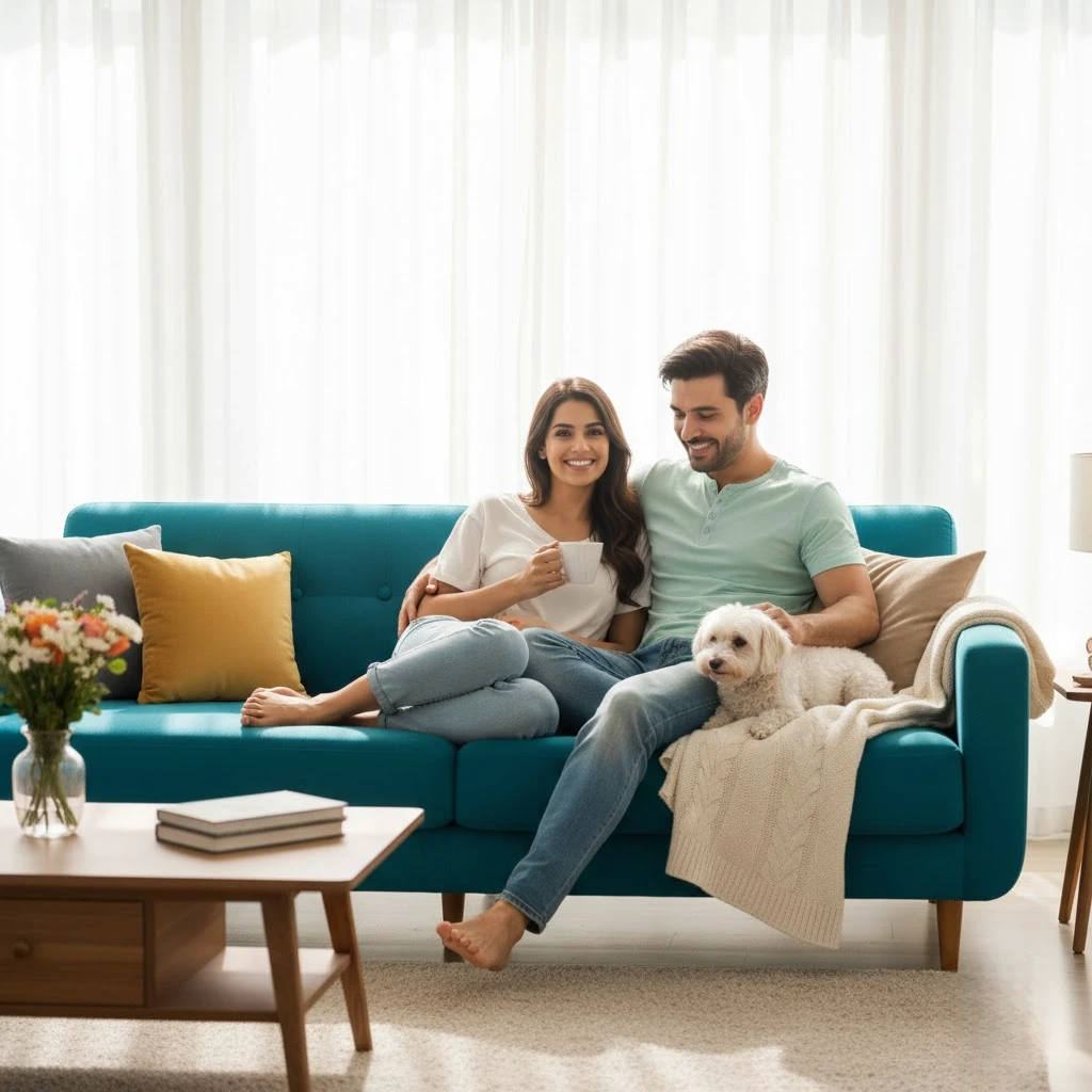 Before Sofa Cleaning